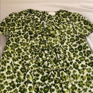 Kate Spade Leopard Print Blouse